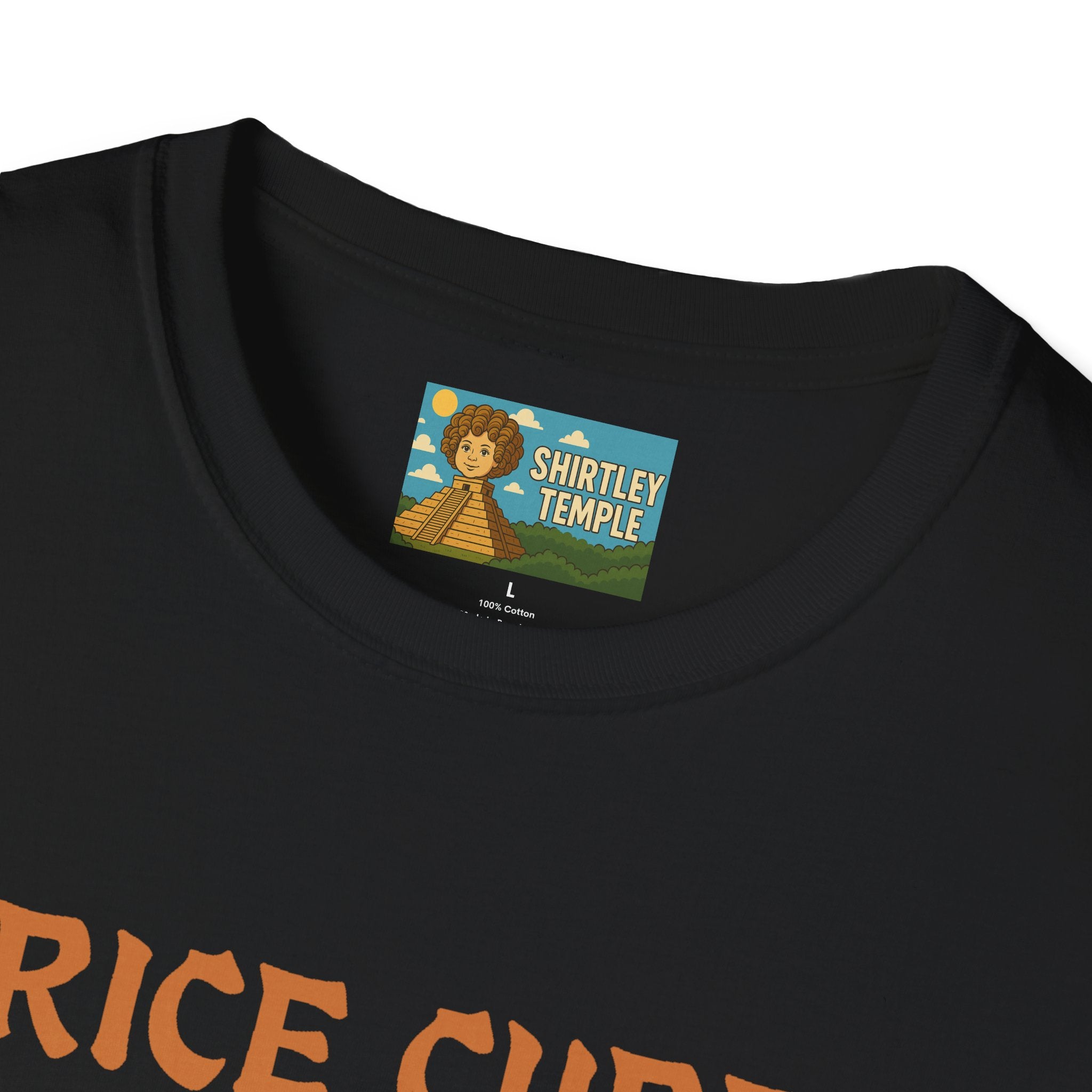 Rice Cube Funny T-Shirt, Ice Cube Asian Parody Shirt, Wordplay Tee, Hip-Hop Music Fan Gift, Unisex Softstyle Top