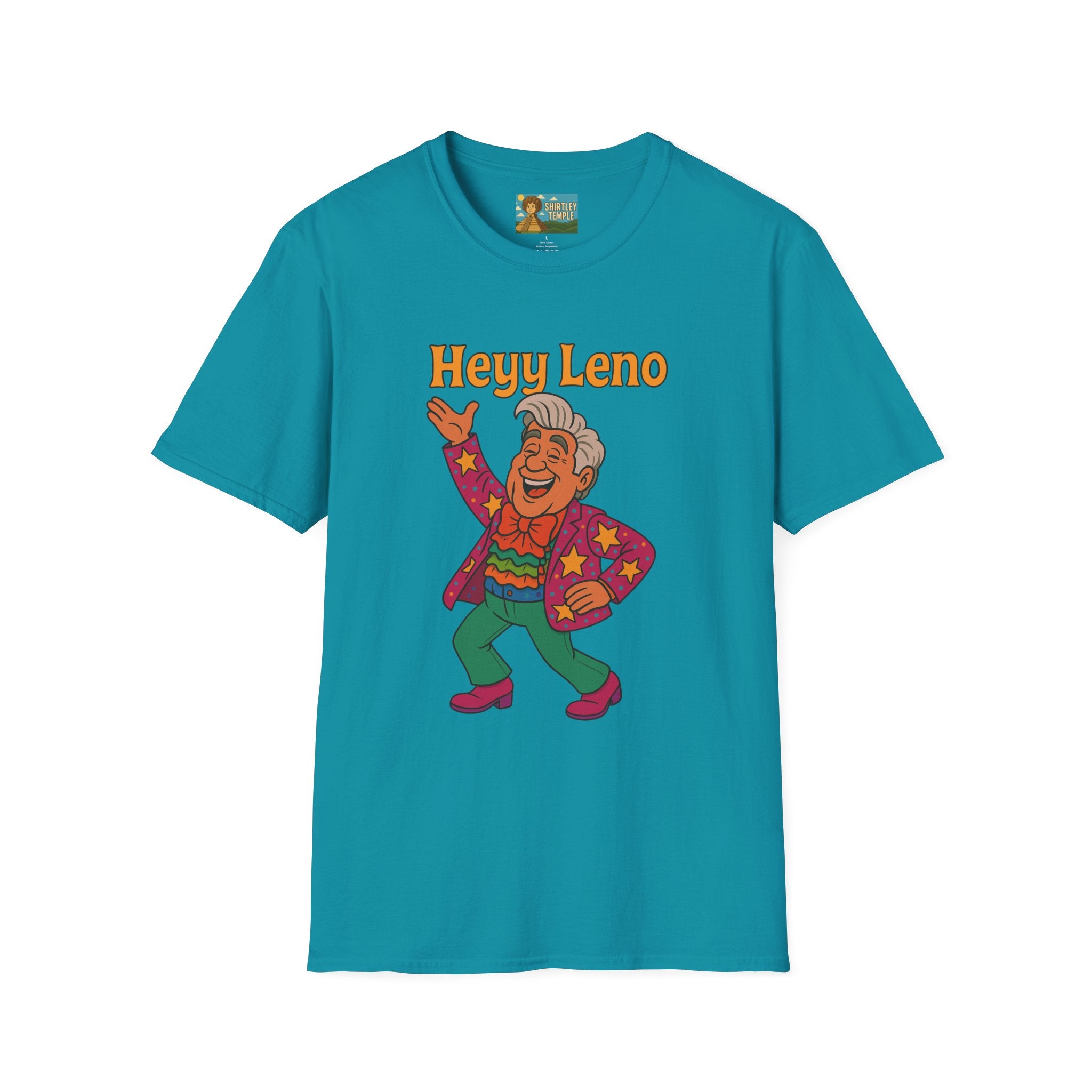 Heyy Leno funny shirt Jay leno parody tribute with extra flair