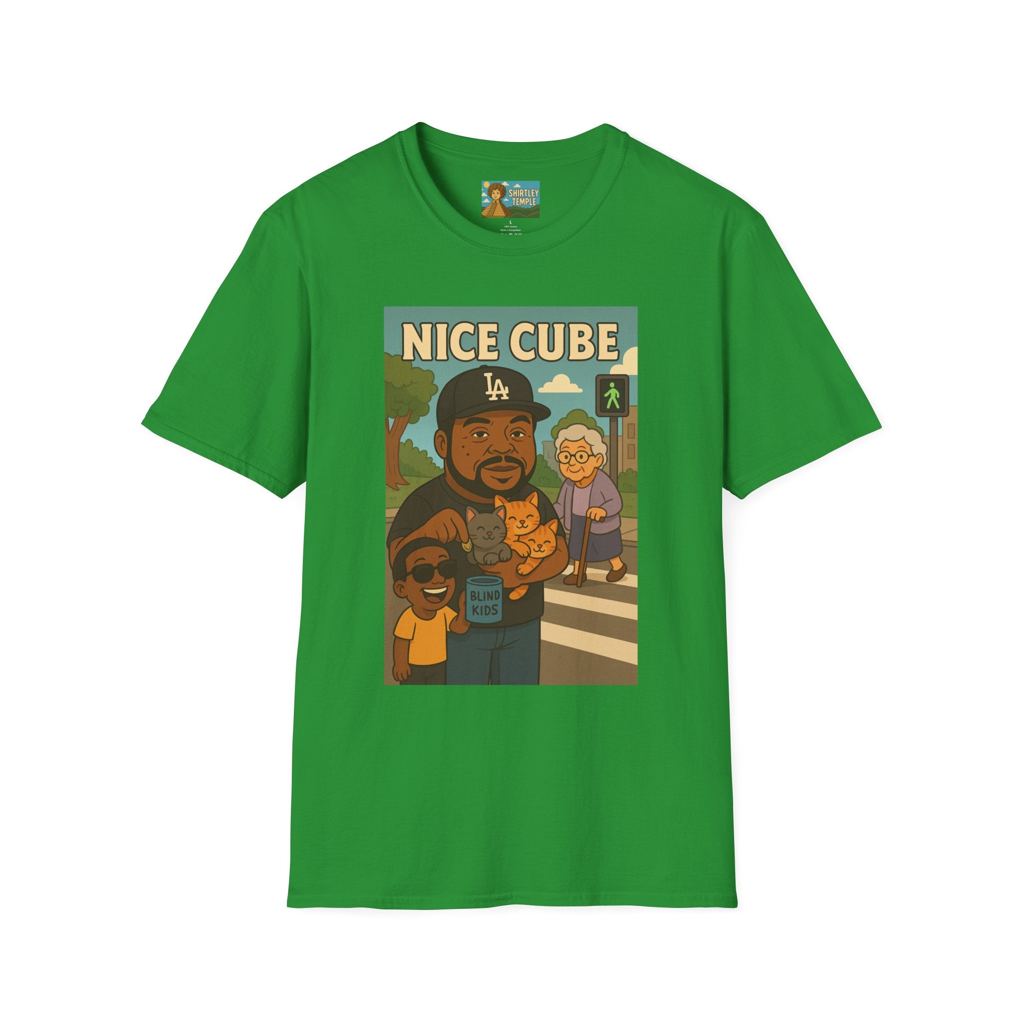 Nice Cube Funny Parody T-Shirt, Ice Cube Tribute Tee, Humorous Wordplay Top, Cool Gift for Hip Hop Fans, Softstyle Shirt