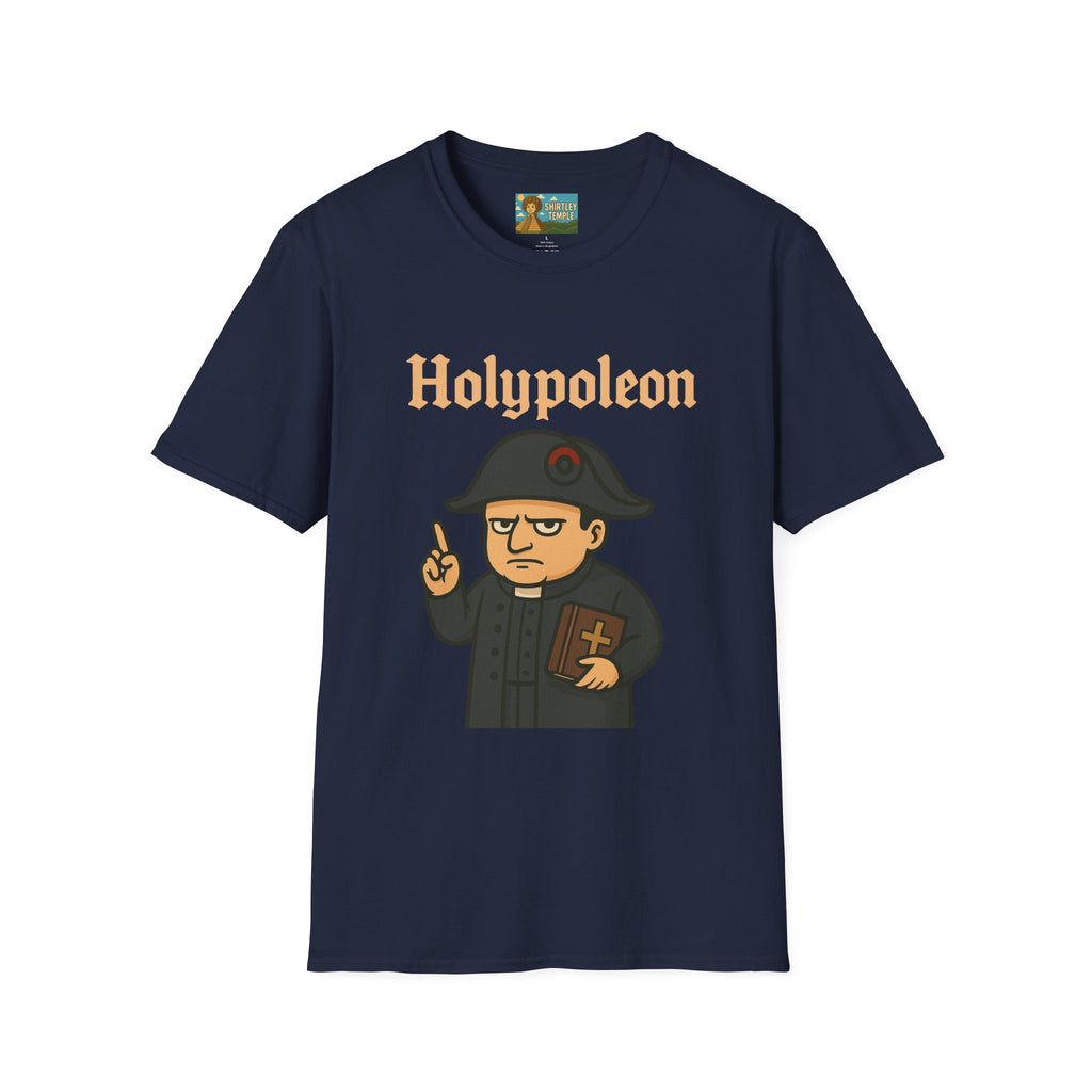 Holypoleon funny shirt mashup wordplay napoleon and a priest