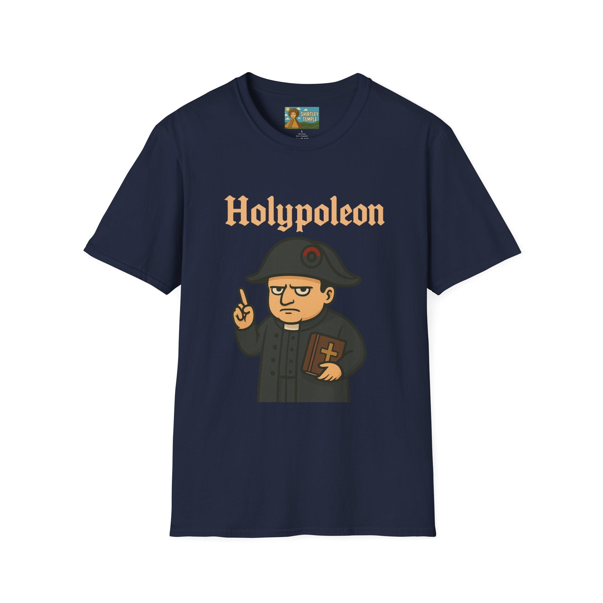 Holypoleon funny shirt mashup wordplay napoleon and a priest
