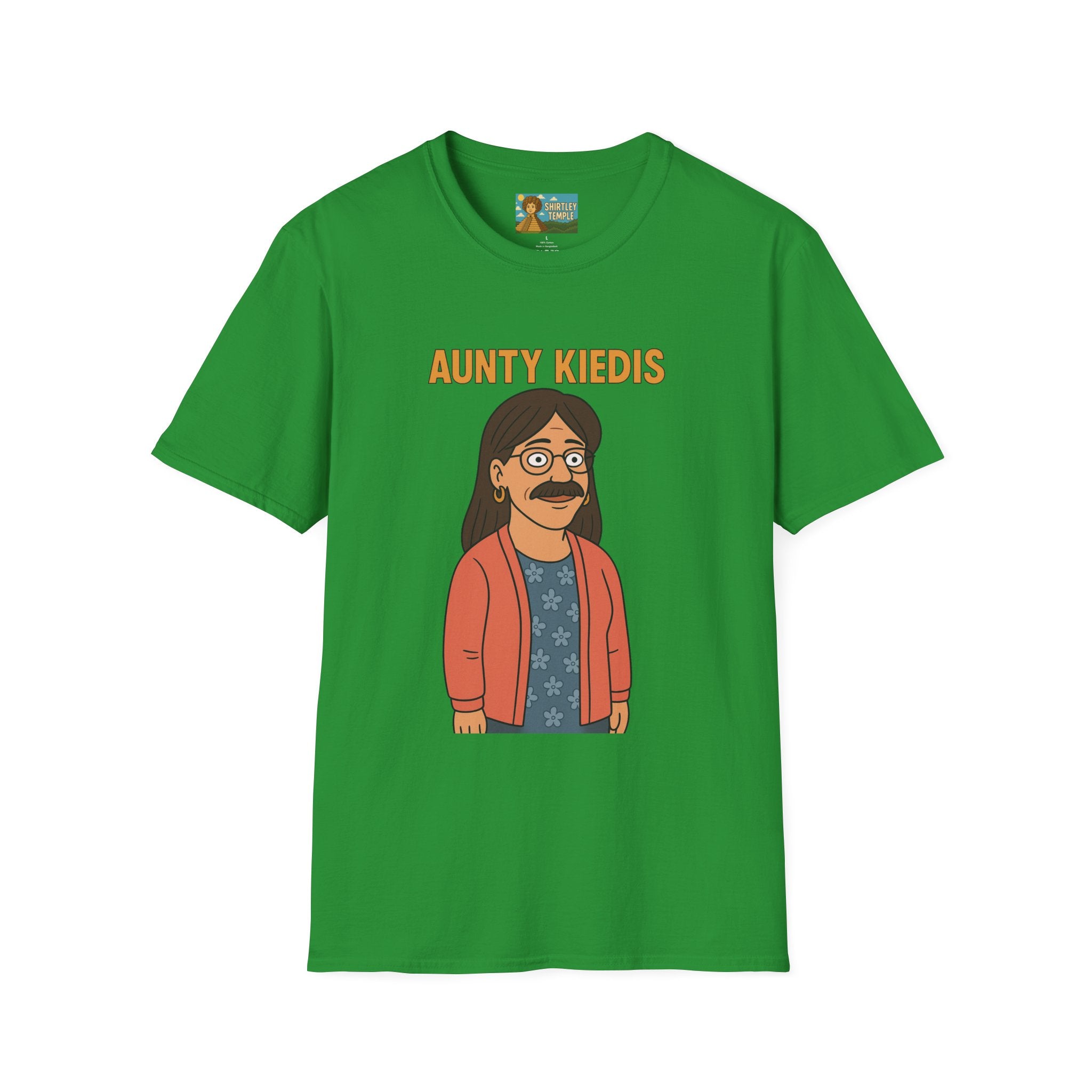 Aunty Kiedis funny wordplay Anthony Kiedis from Red Hot Chili Peppers reimagined as someone's beloved aunt.