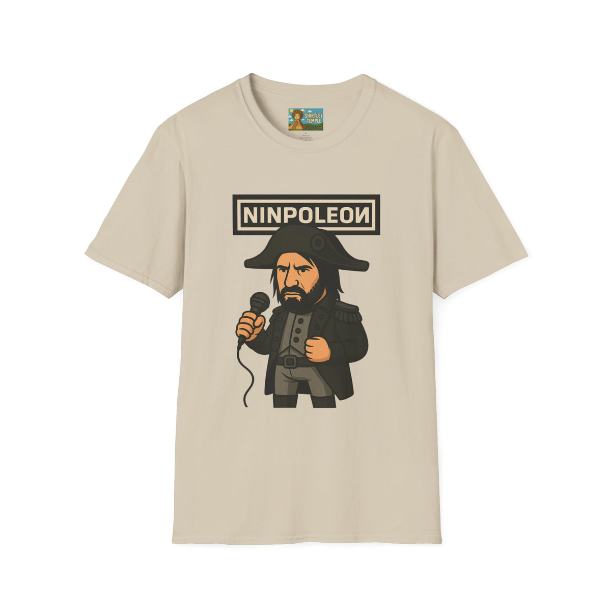 Ninpoleon Funny T-Shirt, Unisex Tee, Napoleon & Trent Reznor Parody Shirt, Nine Inch Nails Mashup Top