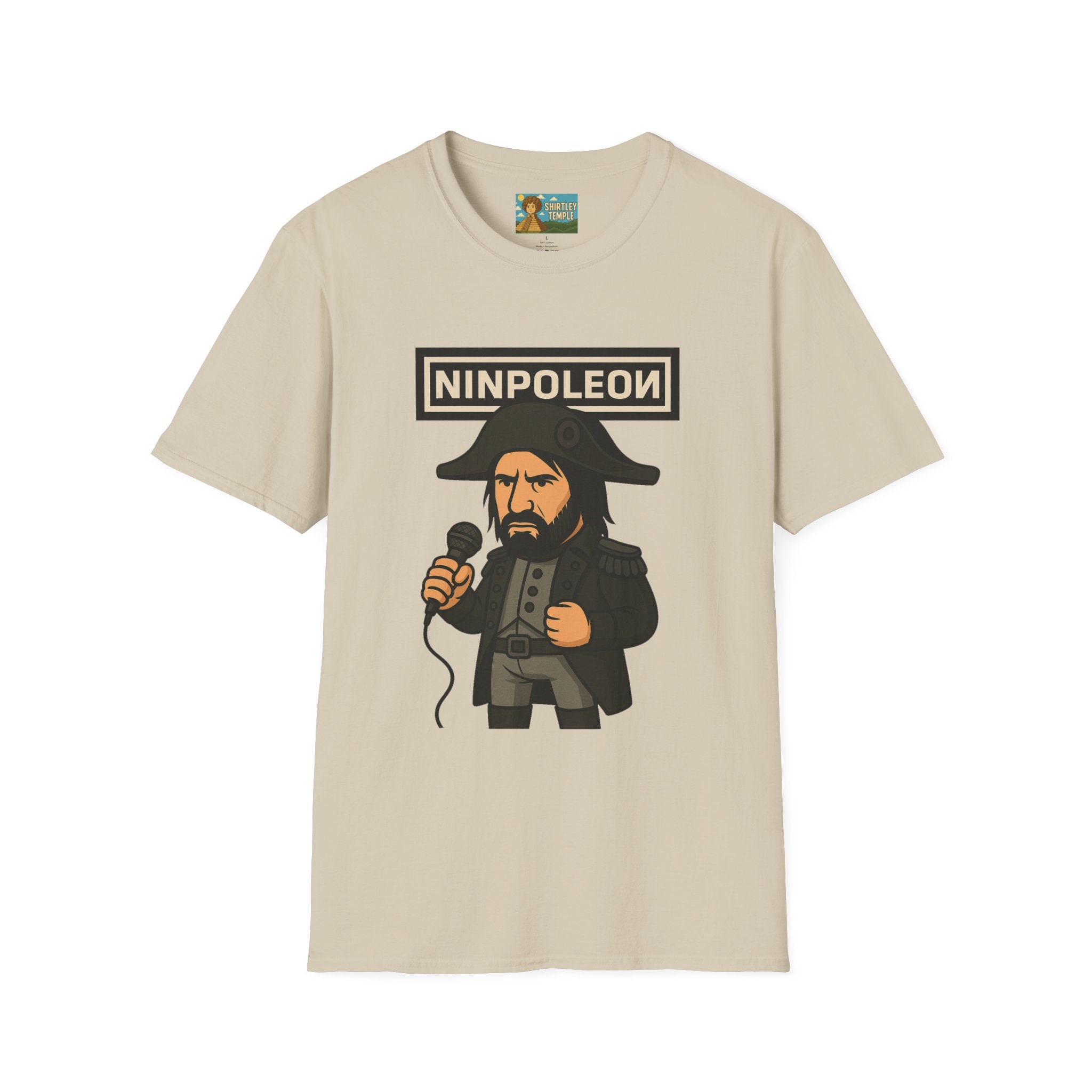Ninpoleon Funny T-Shirt, Unisex Tee, Napoleon & Trent Reznor Parody Shirt, Nine Inch Nails Mashup Top