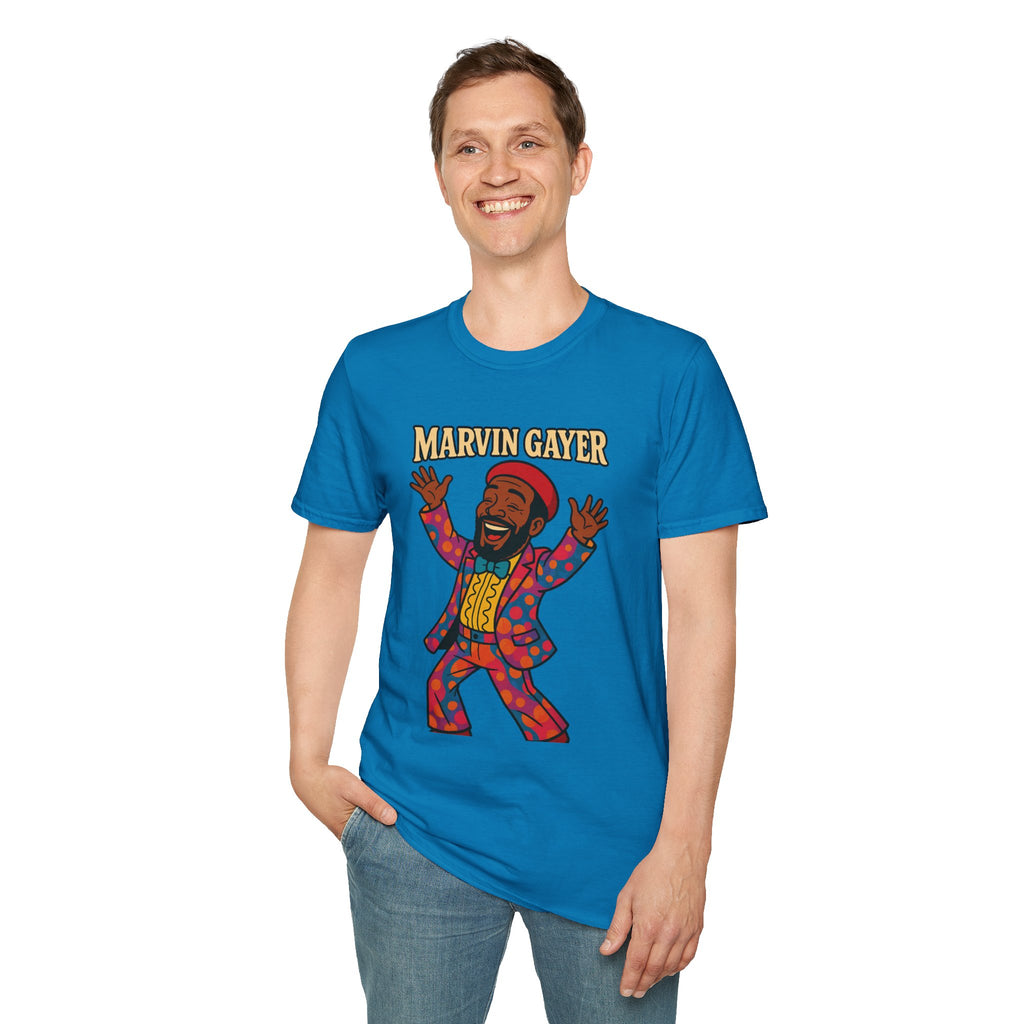 Marvin Gayer Funny Tribute T-Shirt, Parody Tee, Marvin Gaye Shirt, Unisex Top, Music Fan Gift