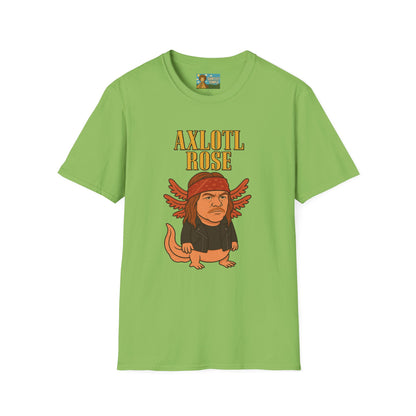 Axlotl Rose funny mashup of Axle Rose and an axolotl. guns 'n' roses biology nerd gift