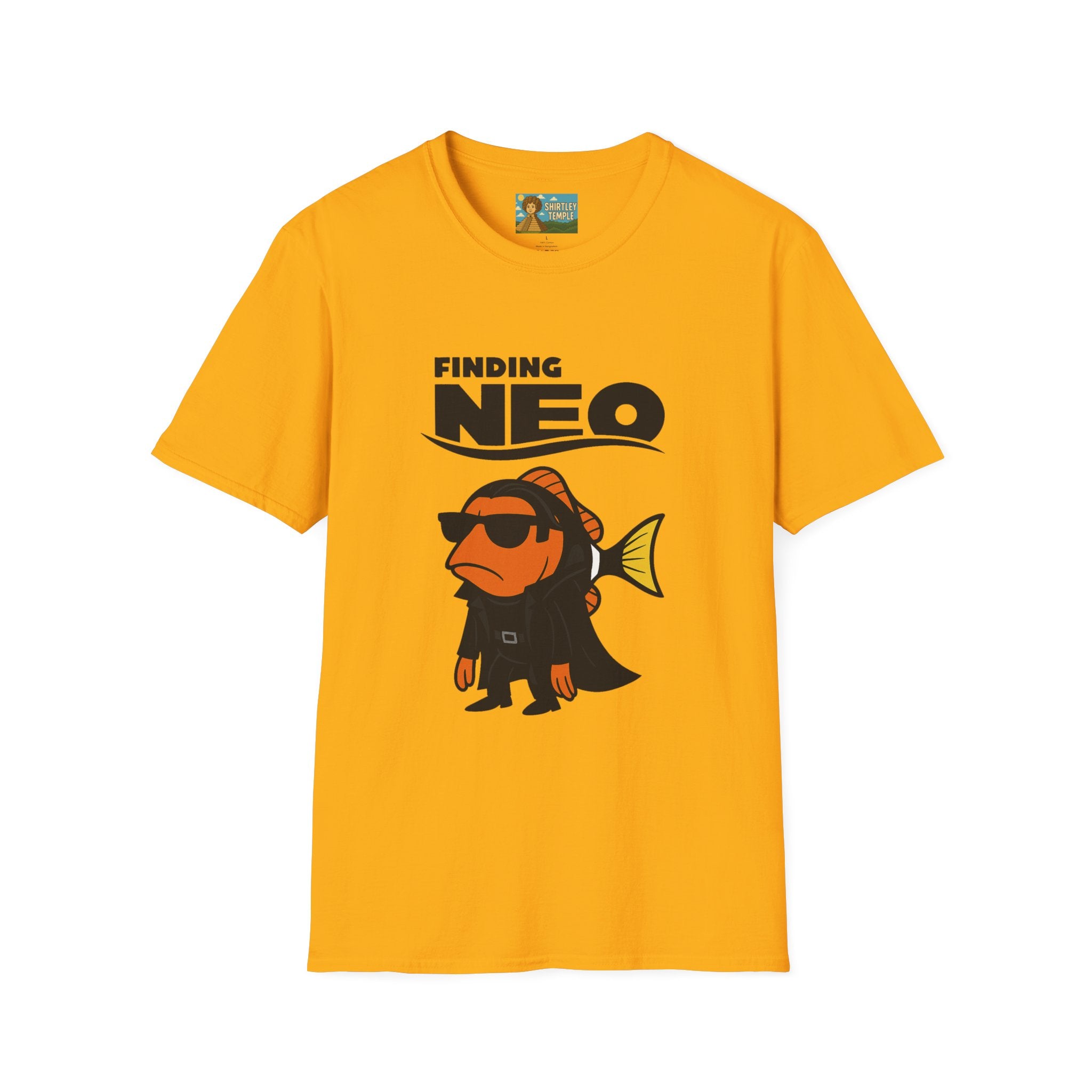 Finding Neo funny mashup shirt matrix and finding nemo