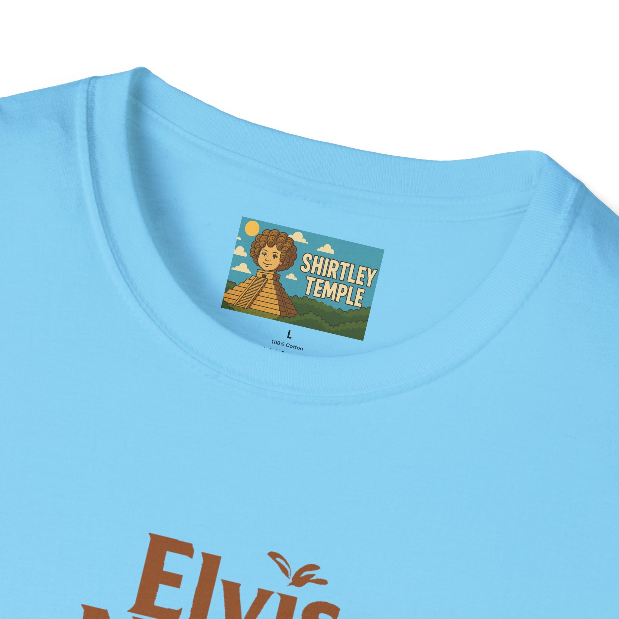 Elvis Nestle Mashup T-Shirt, Rock and Roll Rabbit Funny Tribute Tee, Musician Food Mascot Parody Shirt