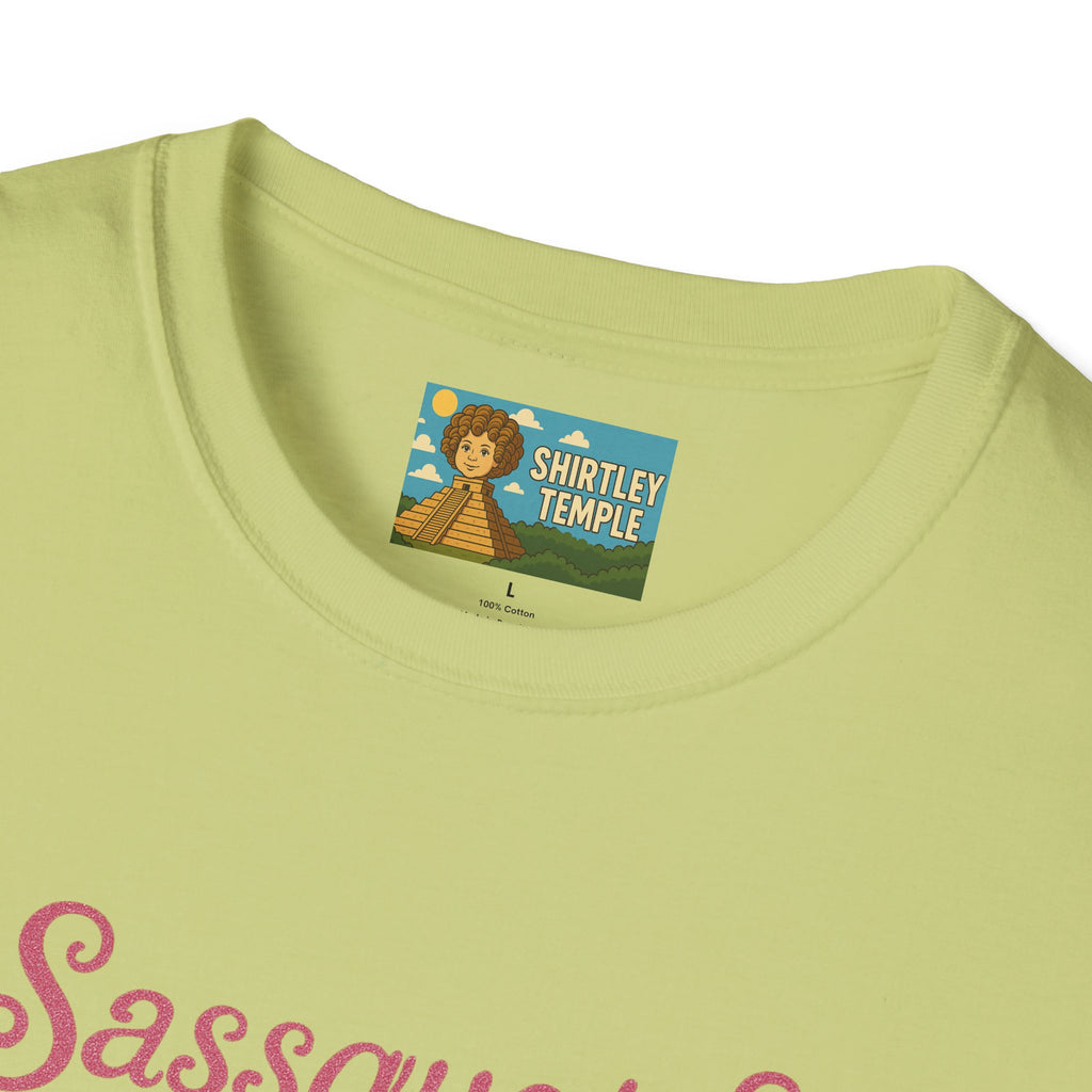 Sassquatch Unisex T-Shirt, Funny Sasquatch Shirt with Sassy Flair, Comedy Parody Tee, Wordplay Design, Bigfoot Graphic Shirt