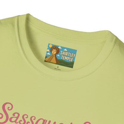 Sassquatch Unisex T-Shirt, Funny Sasquatch Shirt with Sassy Flair, Comedy Parody Tee, Wordplay Design, Bigfoot Graphic Shirt