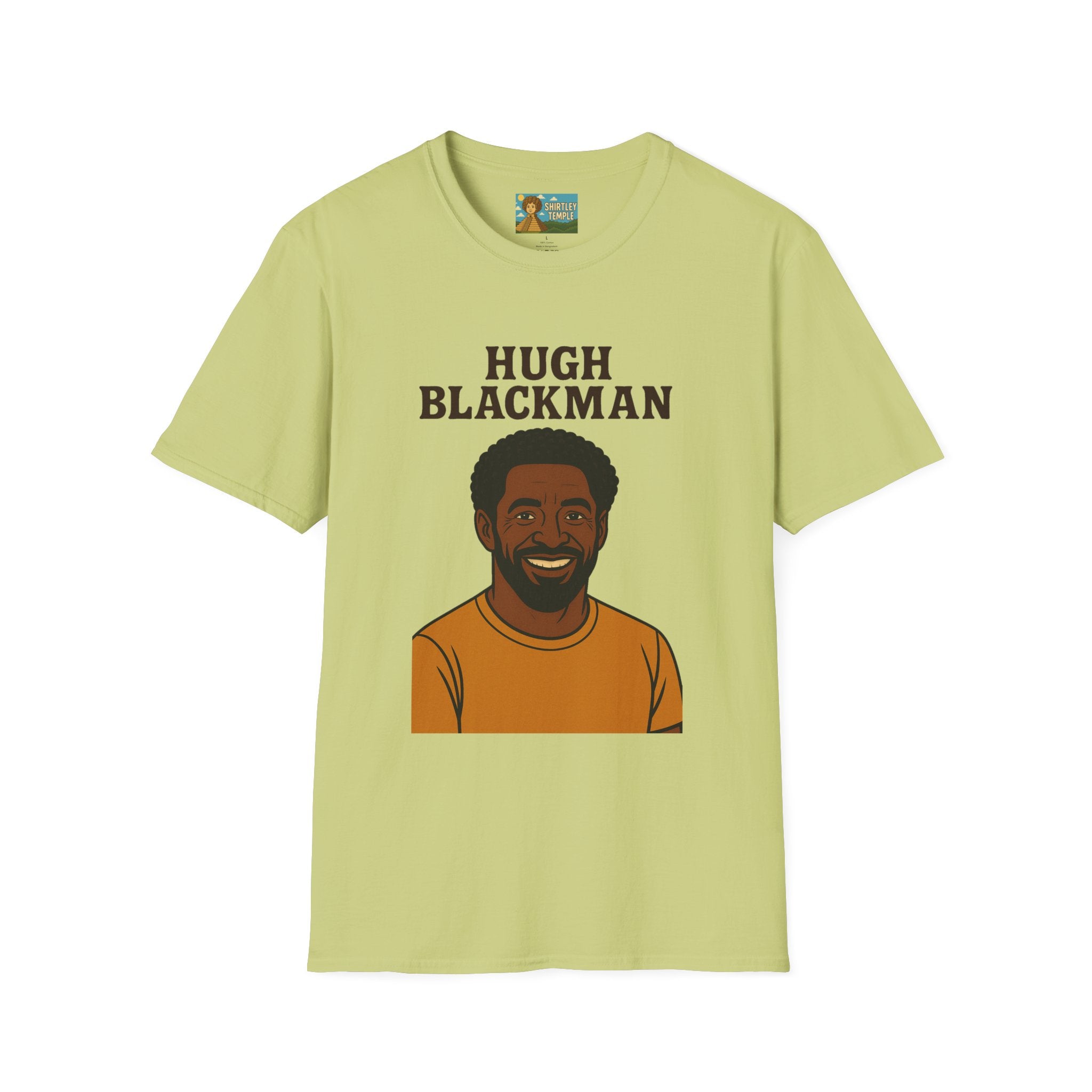 Hugh Blackman Parody T-Shirt, Funny Hugh Jackman Darker Person Tee, Comedy Tribute Apparel, Softstyle Unisex Shirt, Gift for Fans