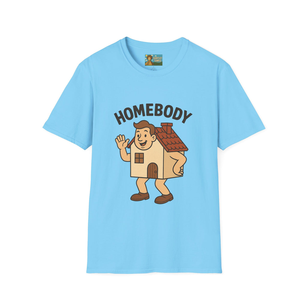 Homebody funny shirt wordplay pun literal home for a body
