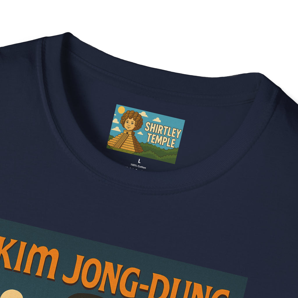 Kim Jong-Dune Funny T-Shirt, Mashup Wordplay Shirt, Sandworm Movie Tee, Unisex Softstyle Top, Kim Jong Un Fan, Dune Lover Gift