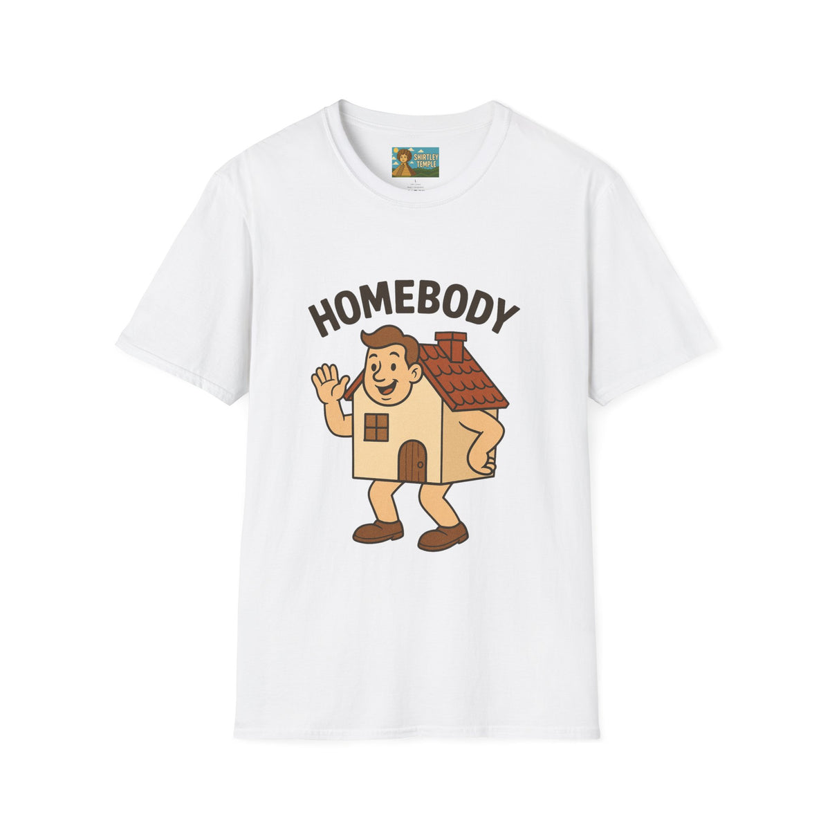 Homebody funny shirt wordplay pun literal home for a body
