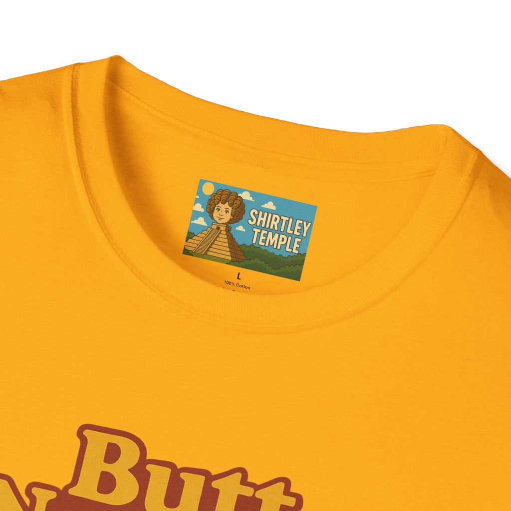 Butt Nuggets Funny Unisex Softstyle T-Shirt, Chicken Poop Pun Tee, Hilarious Wordplay Apparel, Comfy Graphic Shirt, Unisex Shirt for Joke