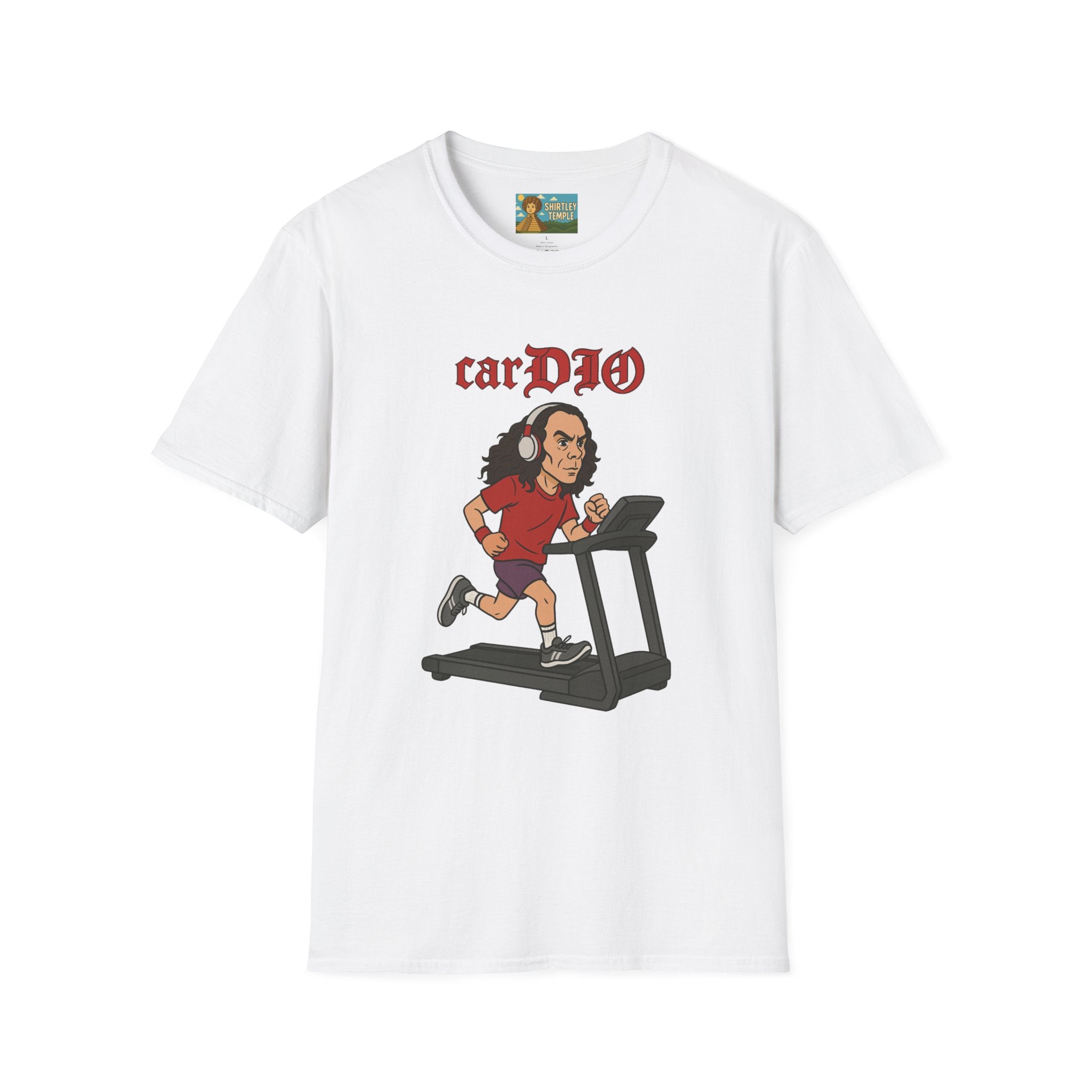 CarDIO funny Parody Unisex T-Shirt, Workout Apparel, Comedy Tribute Tee, Dio Treadmill Shirt, Gym Humor Top