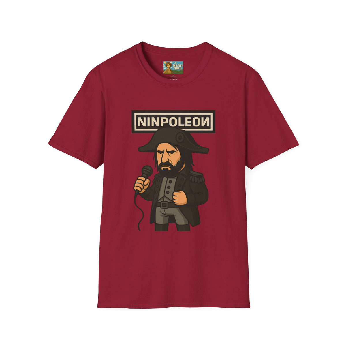 Ninpoleon Funny T-Shirt, Unisex Tee, Napoleon & Trent Reznor Parody Shirt, Nine Inch Nails Mashup Top