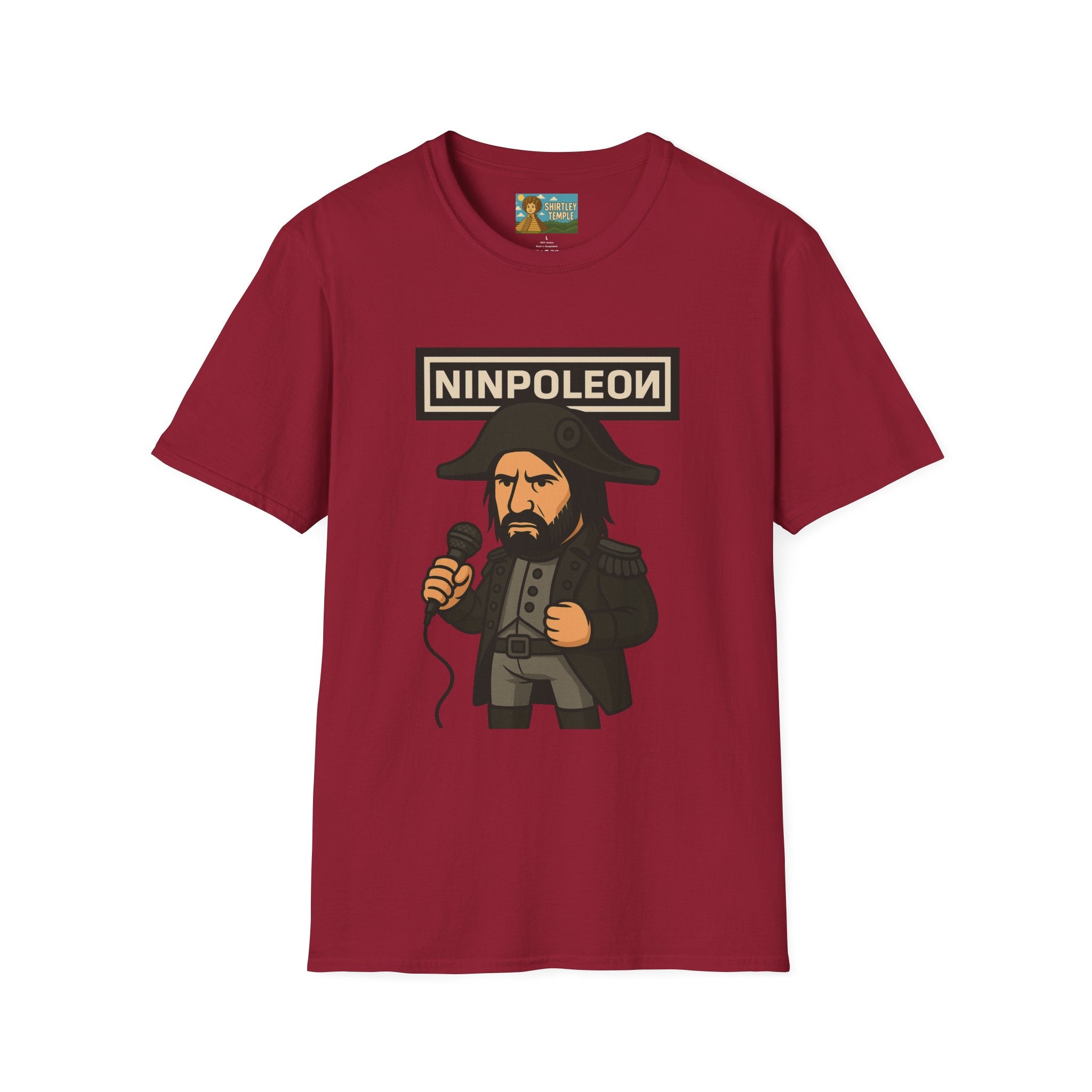 Ninpoleon Funny T-Shirt, Unisex Tee, Napoleon & Trent Reznor Parody Shirt, Nine Inch Nails Mashup Top