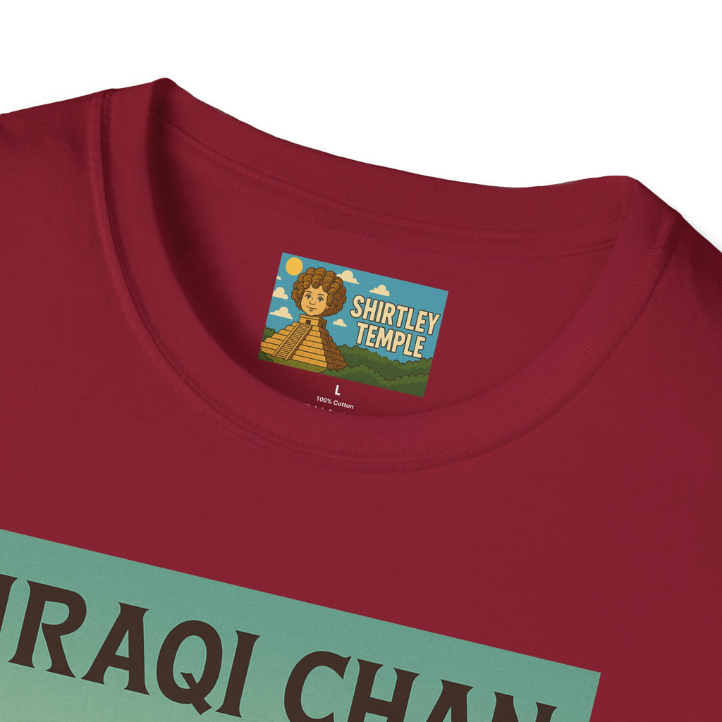 Iraqi Chan Unisex T-Shirt, Funny Jackie Chan Parody Apparel, Comedy Tribute Tee, Mashup Shirt
