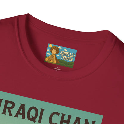 Iraqi Chan Unisex T-Shirt, Funny Jackie Chan Parody Apparel, Comedy Tribute Tee, Mashup Shirt