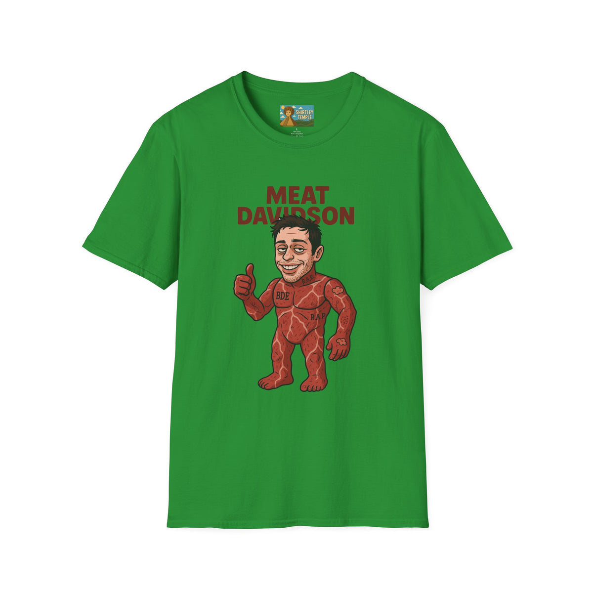 Meat Davidson Funny T-Shirt, Pete Davidson Parody Shirt, Comedian Mashup Tee, Unisex Humor Top, Comedy Fan Gift