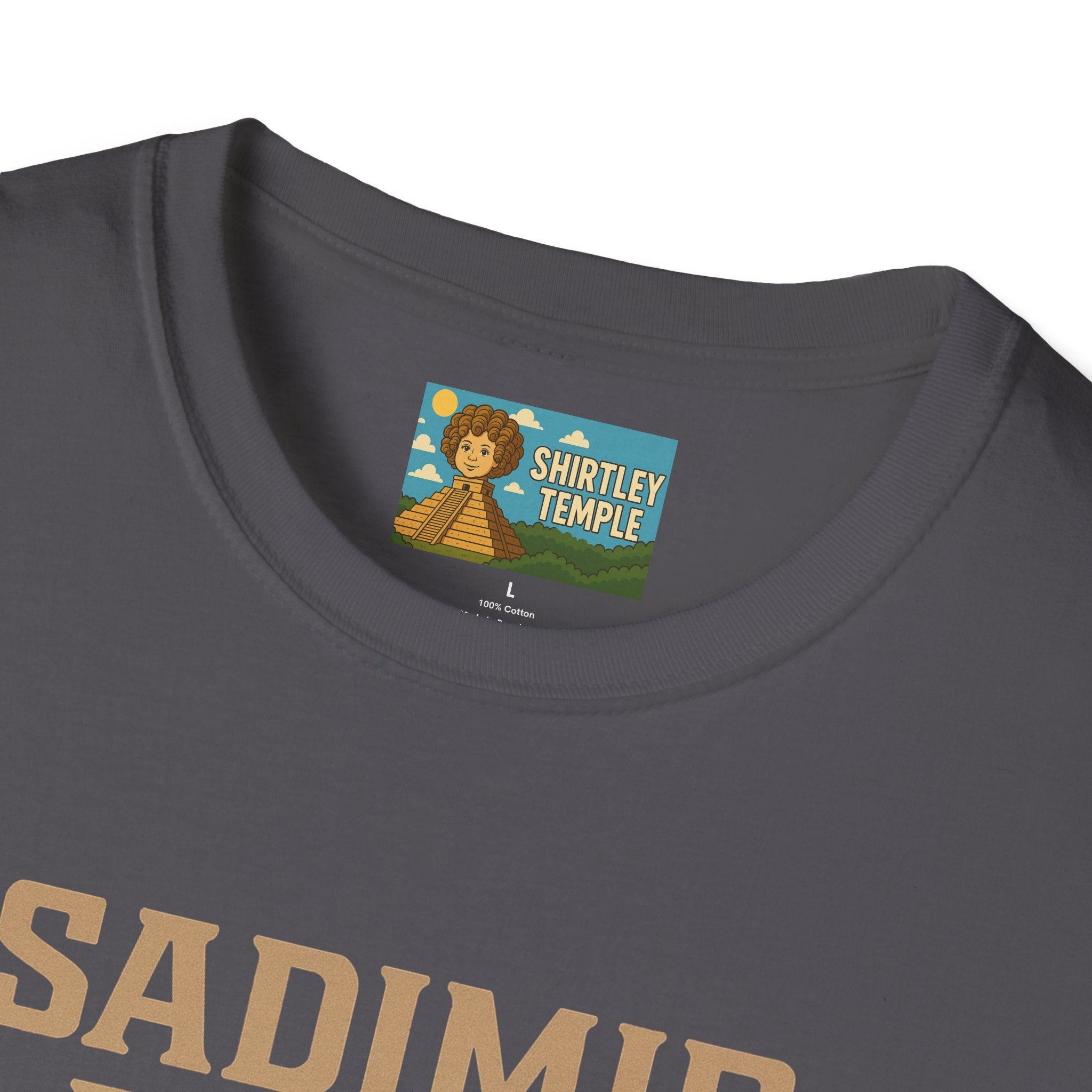Sadimir Putin Funny T-Shirt, Vladimir Putin Parody Tee, Sad Person Comedy Shirt, Wordplay Humor Top