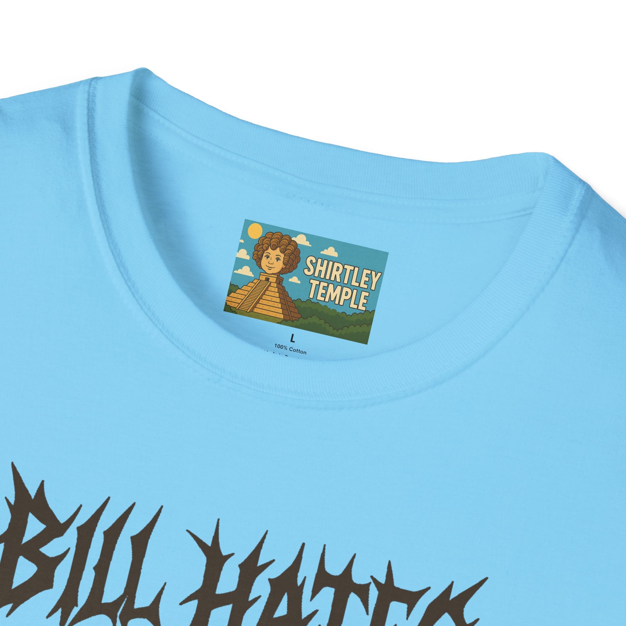 Bill Hates funny shirt parody apparel comedy tribute bill gates as a hateful person