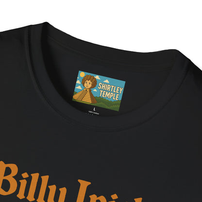 Billy Irish funny shirt parody apparel comedy tribute Billy Eilish as an irish person St. Patty's day