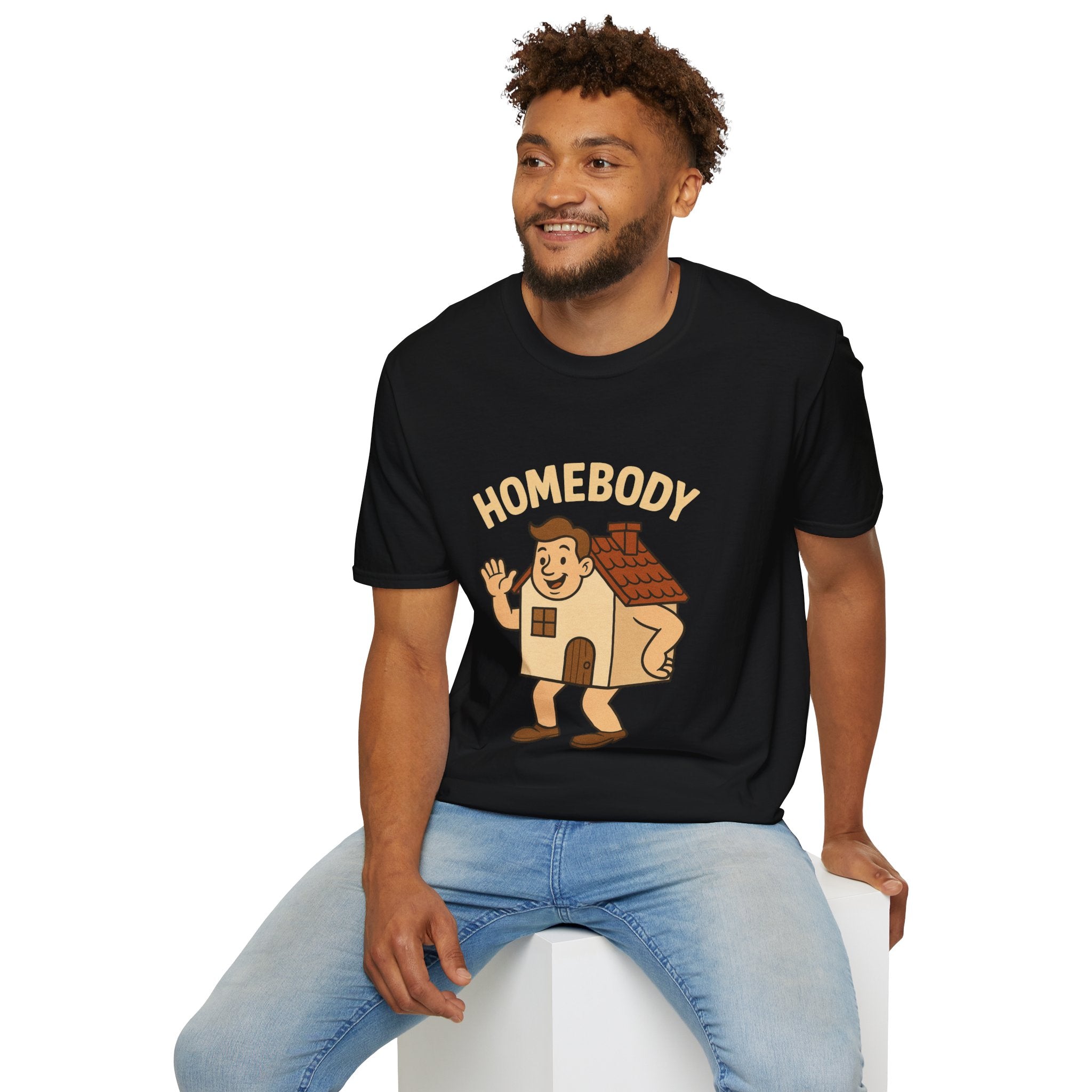 Homebody funny shirt wordplay pun literal home for a body