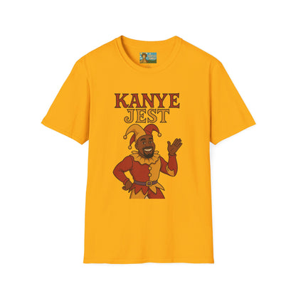 Kanye Jest Funny T-Shirt, Parody Tribute Rapper, Comedy Mashup Meme, Jester Tee, Humorous Graphic Tee