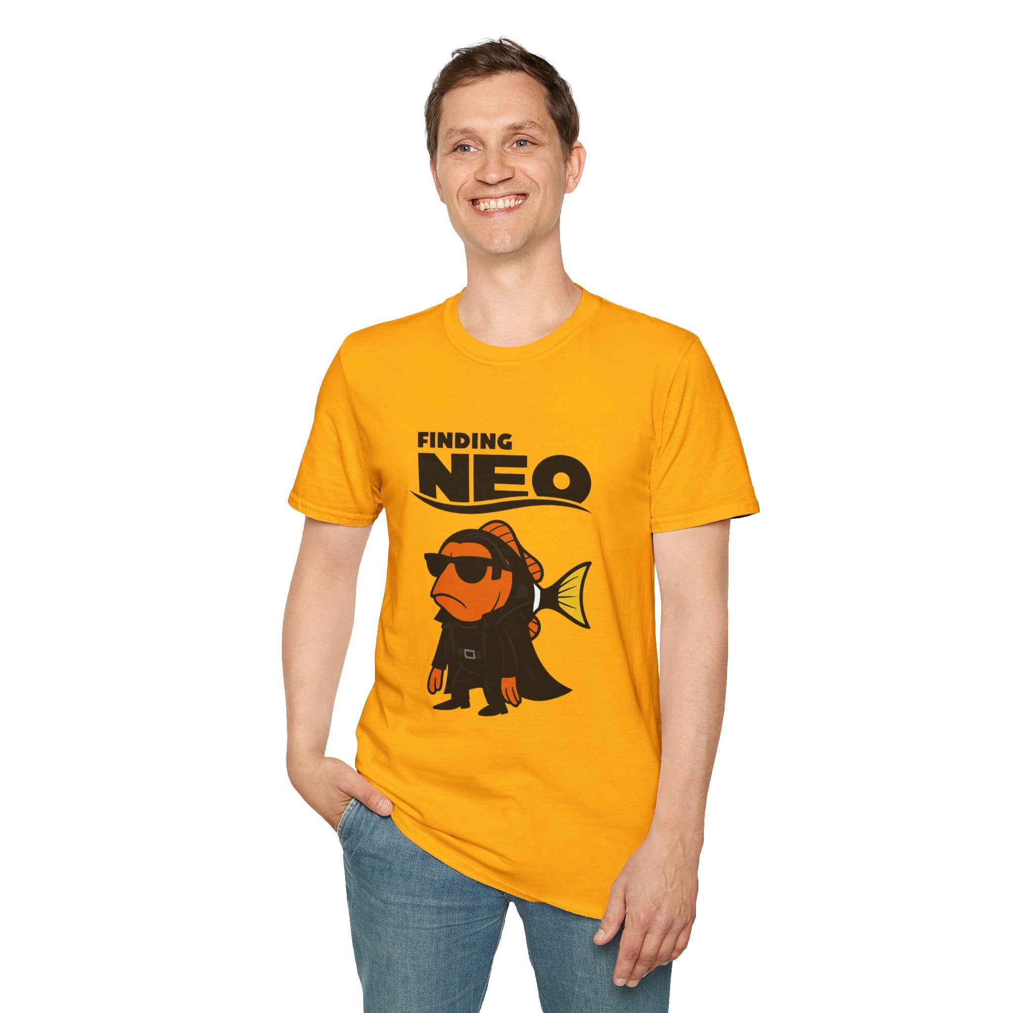 Finding Neo funny mashup shirt matrix and finding nemo