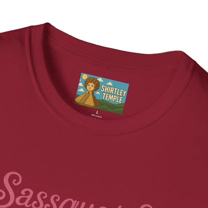 Sassquatch Unisex T-Shirt, Funny Sasquatch Shirt with Sassy Flair, Comedy Parody Tee, Wordplay Design, Bigfoot Graphic Shirt