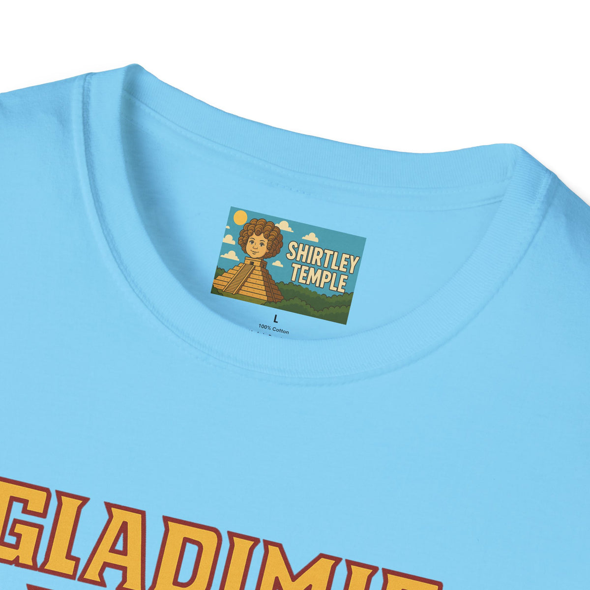 Gladimir Putin funny shirt wordplay vladimir putin being glad