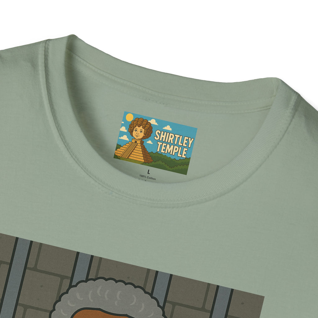 Morgan Notfreeman T-Shirt, Funny Parody Wordplay Tee, Unisex Softstyle Shirt, Morgan Freeman Not Free Comedy, Tribute Irony