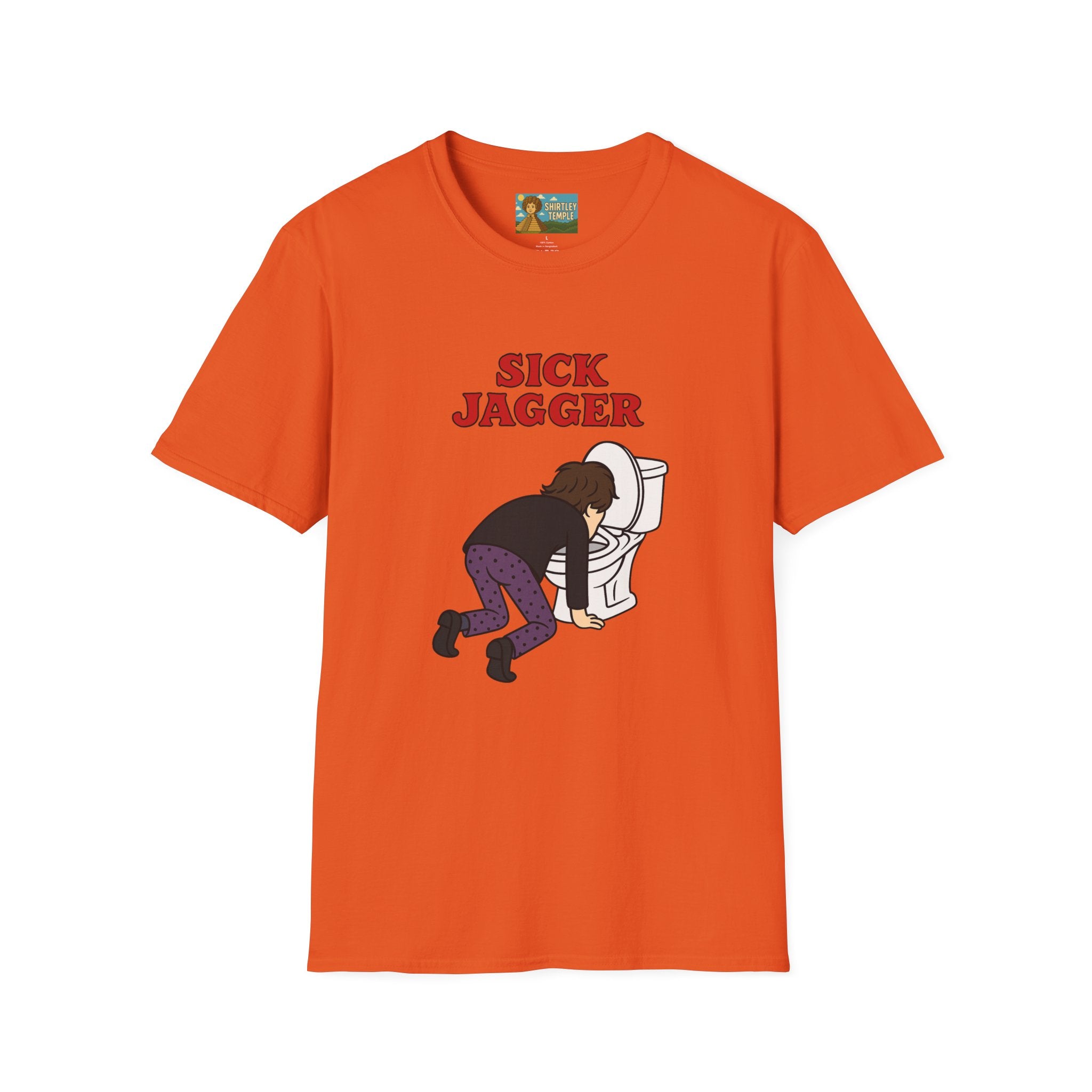 Sick Jagger funny shirt parody comedy tribute sick singer mick wordplay