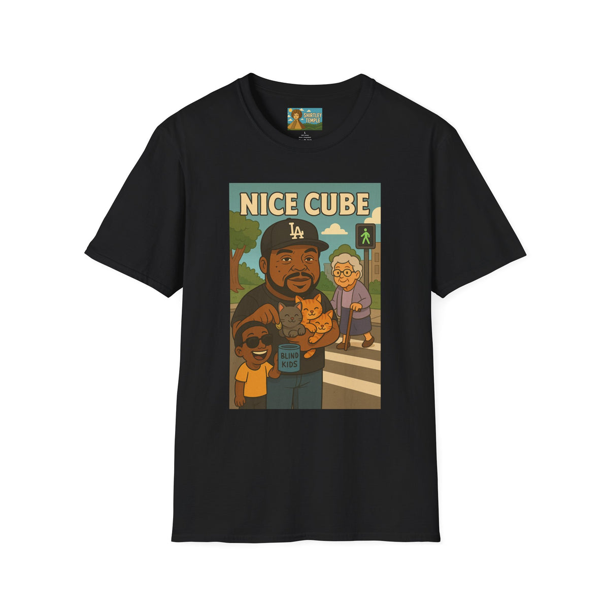 Nice Cube Funny Parody T-Shirt, Ice Cube Tribute Tee, Humorous Wordplay Top, Cool Gift for Hip Hop Fans, Softstyle Shirt