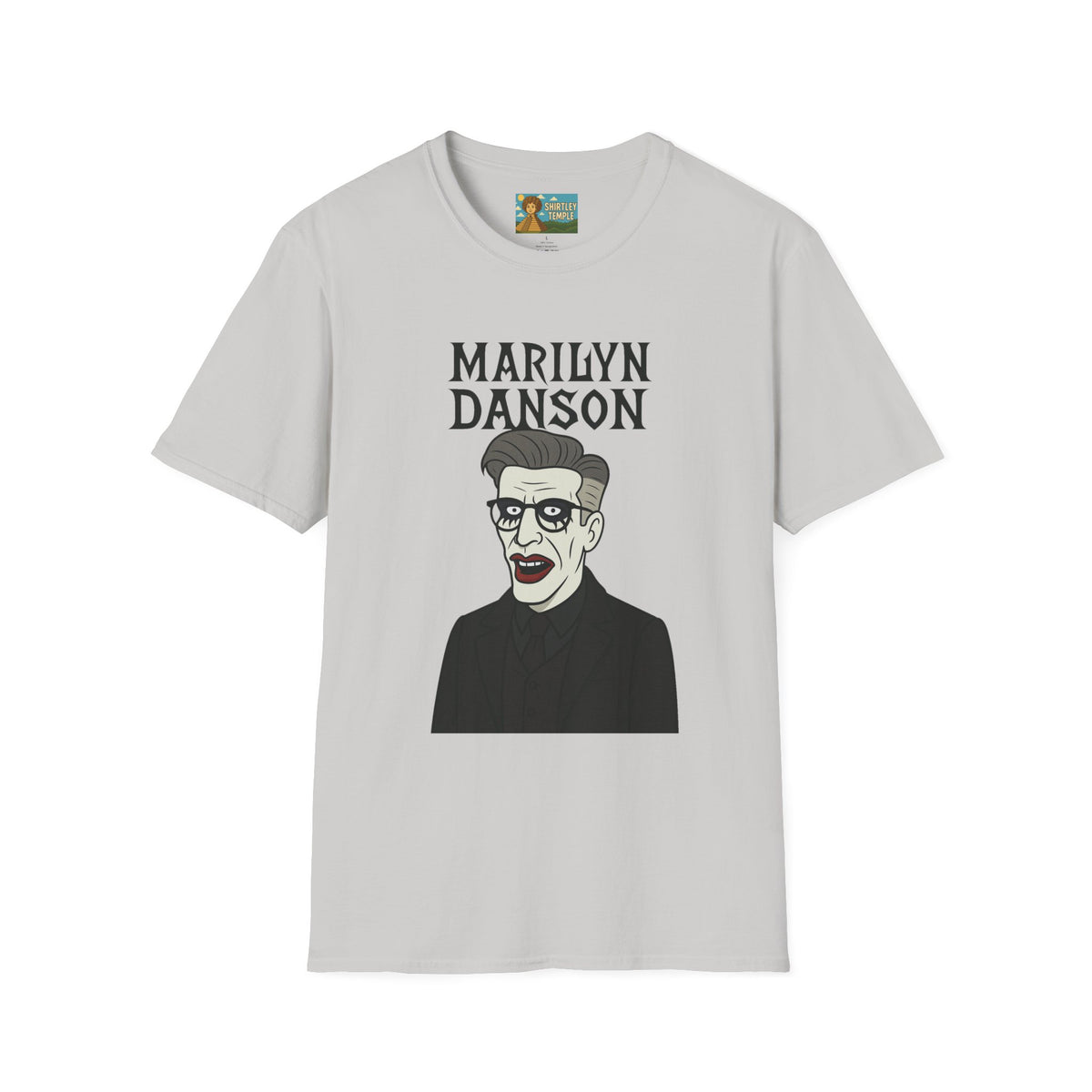 Marilyn Danson Funny Shirt, Mashup Tribute Tee, Parody Comedy Gift, Unisex Softstyle T-Shirt, Marilyn Manson Ted Danson