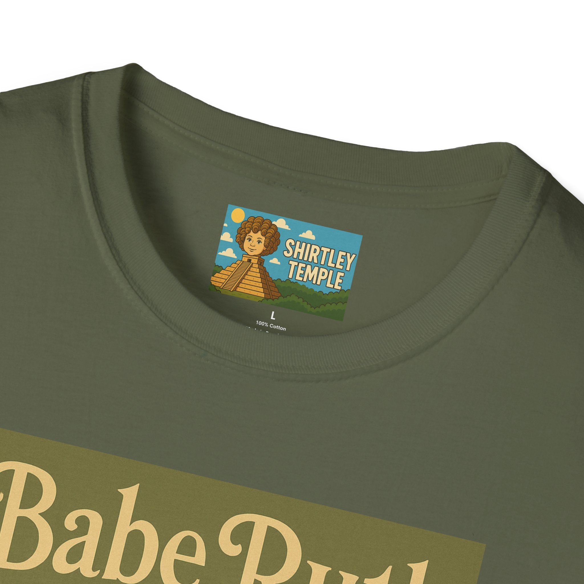 Babe Ruth funny wordplay pun baseball star remagined as a babe vintage nerd gift
