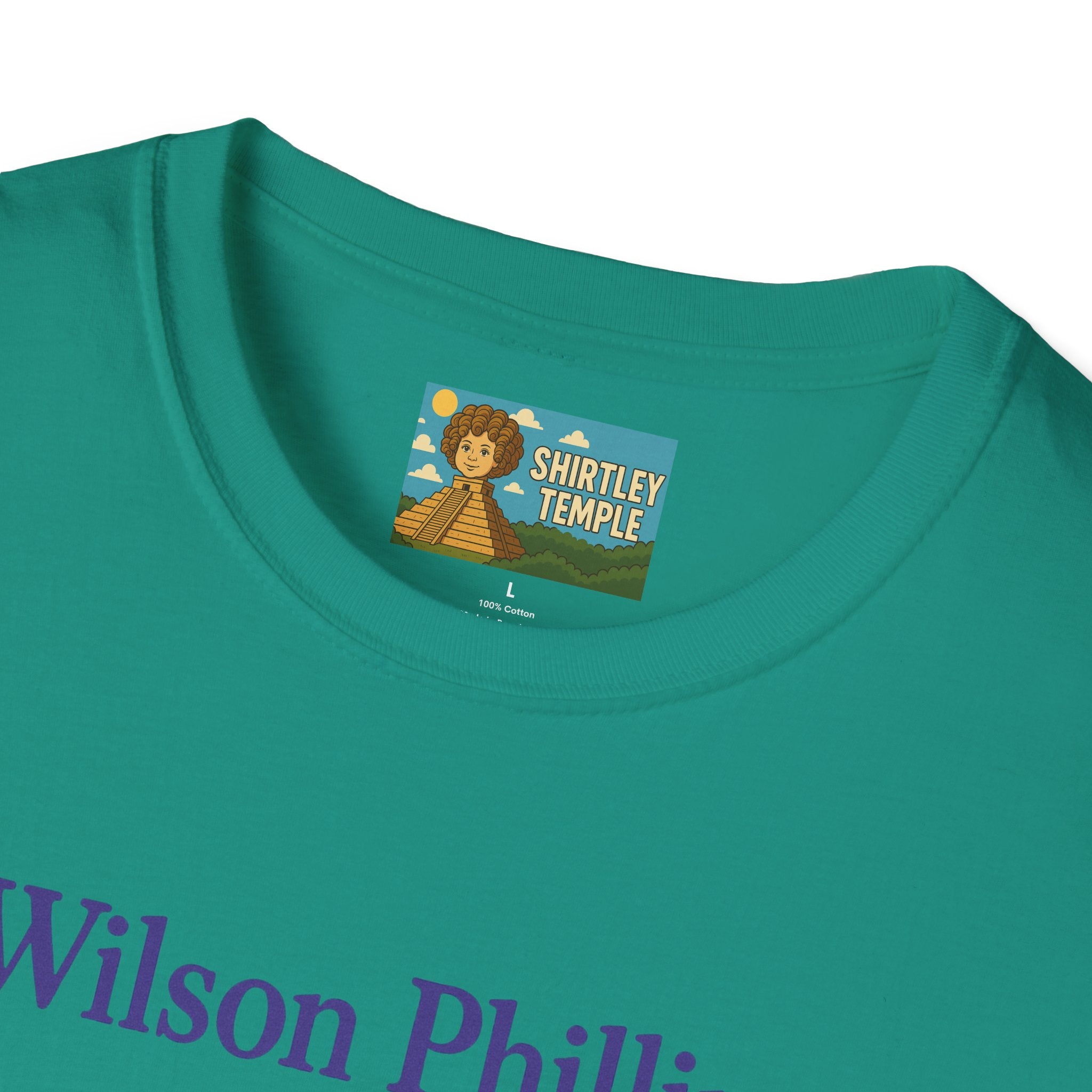Wilson and Phillips Mashup Softstyle T-Shirt, Funny Wordplay Tribute Singers, Volleyball Theme Gift Tee