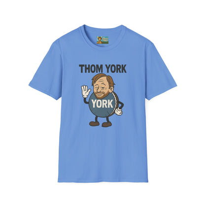 Thom York Peppermint Patty T-Shirt, Radiohead Musician Gift, Alternative Rock Tee, Funny Singer Shirt, Softstyle Unisex Top