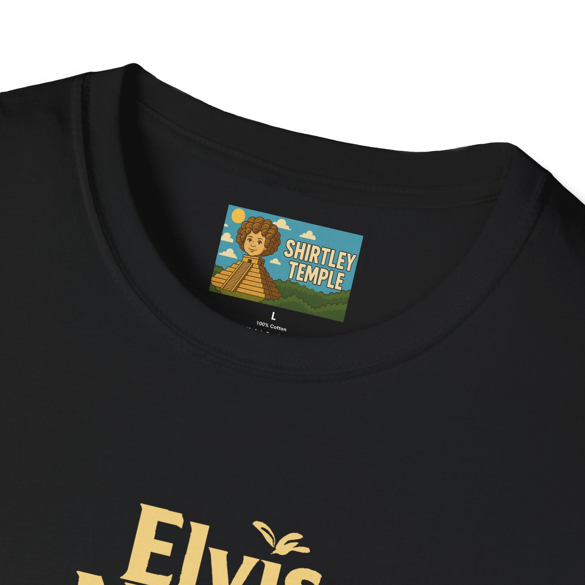 Elvis Nestle Mashup T-Shirt, Rock and Roll Rabbit Funny Tribute Tee, Musician Food Mascot Parody Shirt