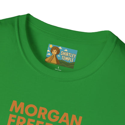 Morgan Freeboy Tribute T-Shirt, Funny Parody Tee, Morgan Freeman Wordplay Shirt, Unisex Softstyle, Gift for Comedy Lovers, Pop Culture Top