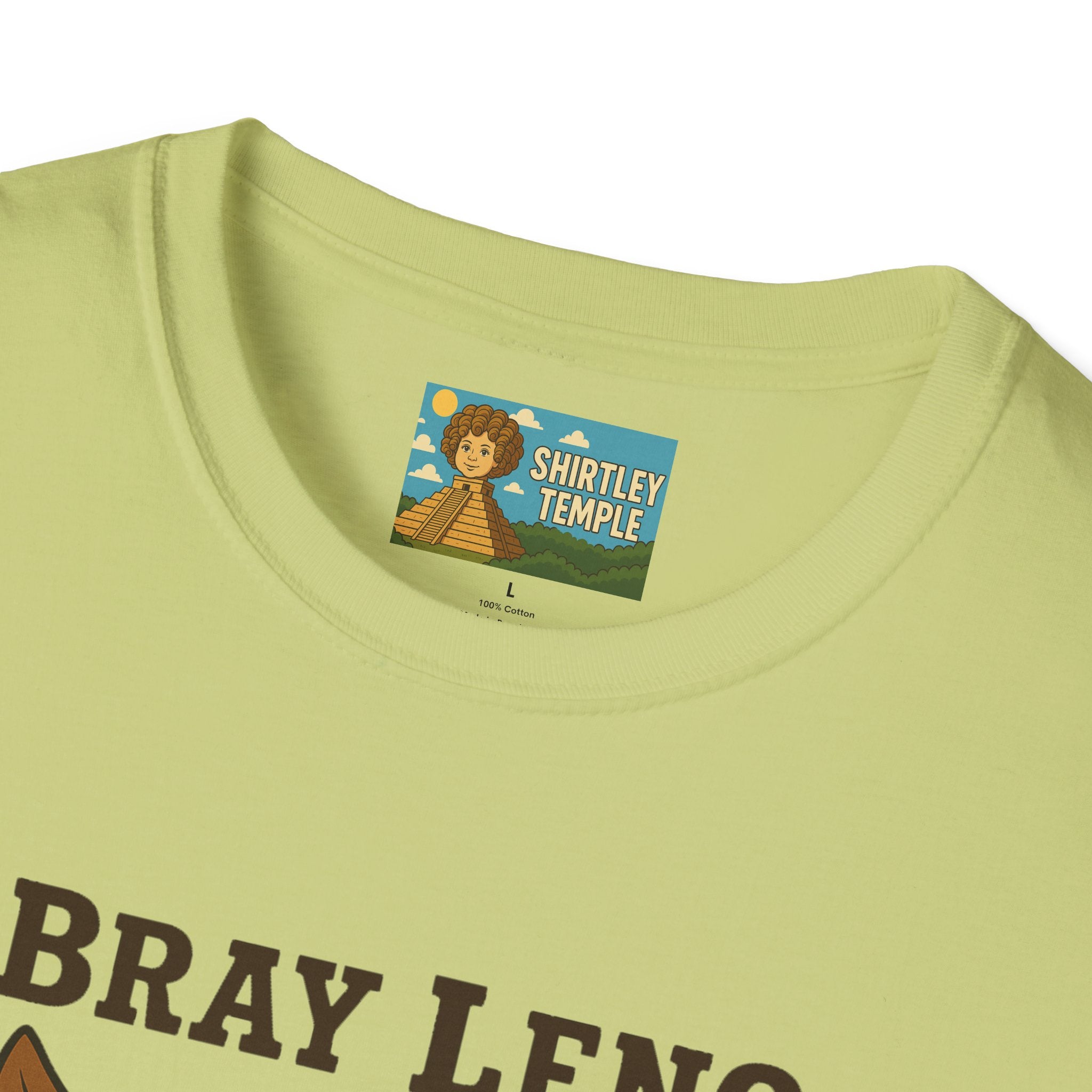 Bray Leno Parody Unisex Tee, Jay Leno Donkey Mashup Shirt, Funny Wordplay Comedy Gift, Softstyle T-Shirt
