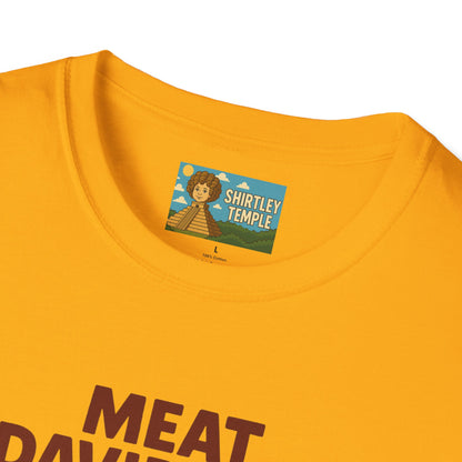 Meat Davidson Funny T-Shirt, Pete Davidson Parody Shirt, Comedian Mashup Tee, Unisex Humor Top, Comedy Fan Gift