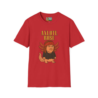 Axlotl Rose funny mashup of Axle Rose and an axolotl. guns 'n' roses biology nerd gift