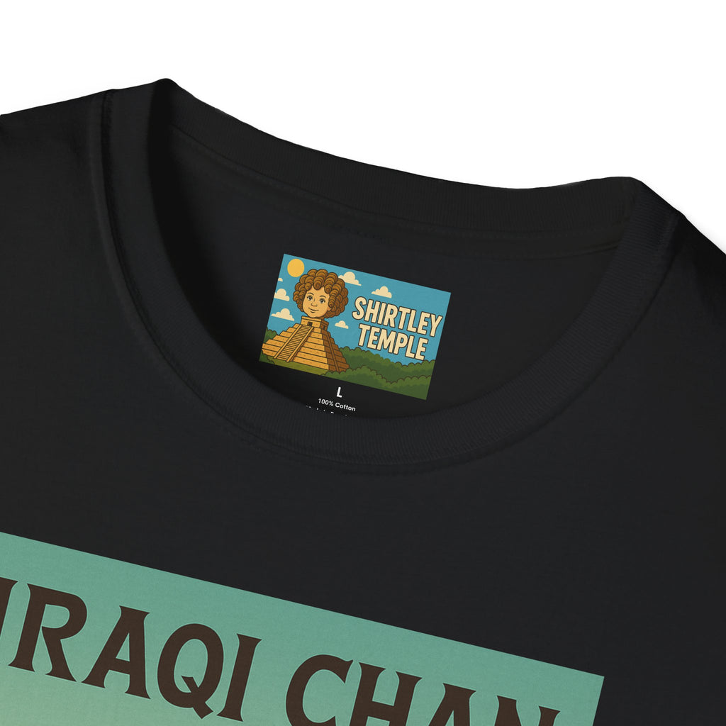 Iraqi Chan Unisex T-Shirt, Funny Jackie Chan Parody Apparel, Comedy Tribute Tee, Mashup Shirt