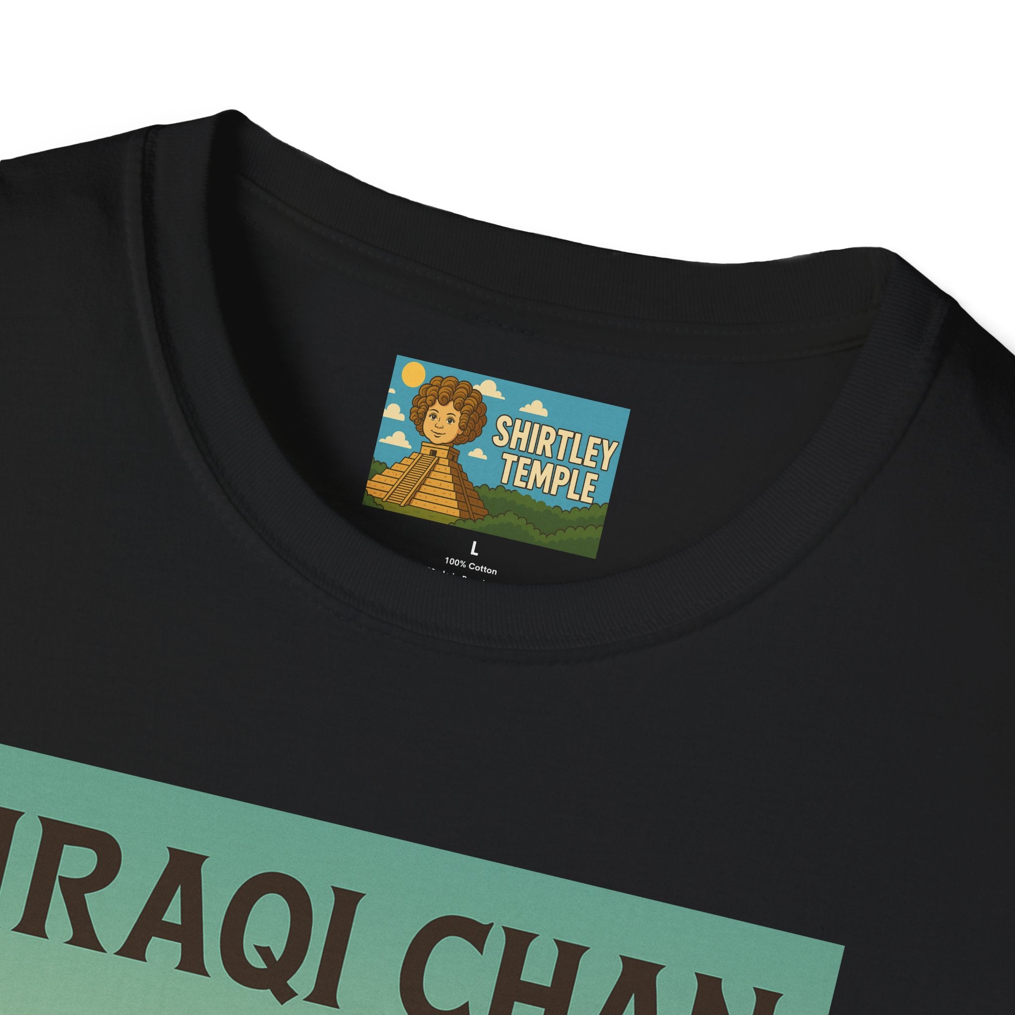Iraqi Chan Unisex T-Shirt, Funny Jackie Chan Parody Apparel, Comedy Tribute Tee, Mashup Shirt
