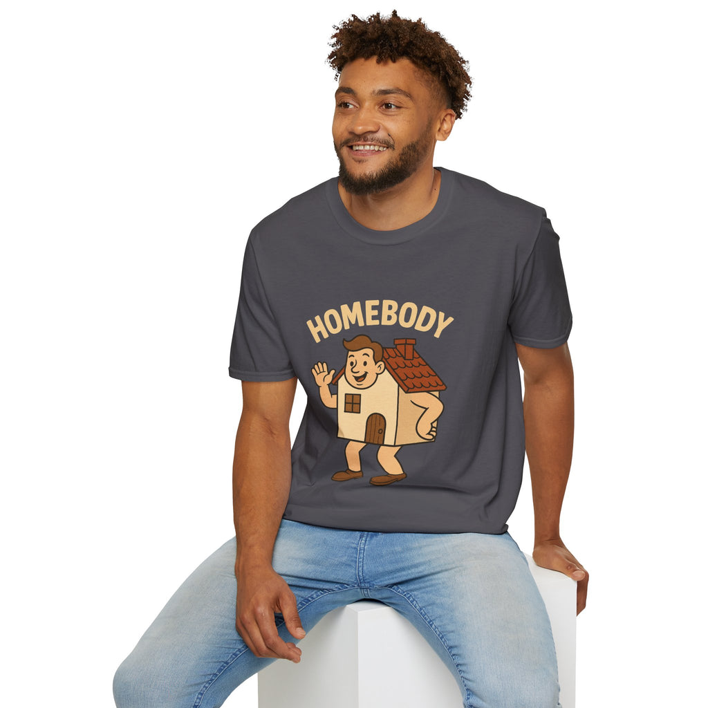 Homebody funny shirt wordplay pun literal home for a body