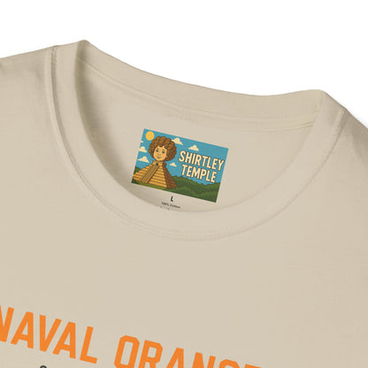 Naval Oranges Unisex Softstyle T-Shirt, Funny Shirt Parody Wordplay Mashup, Navy People Comedy Pun Punny, Navel Oranges Tee, Citrus Humor