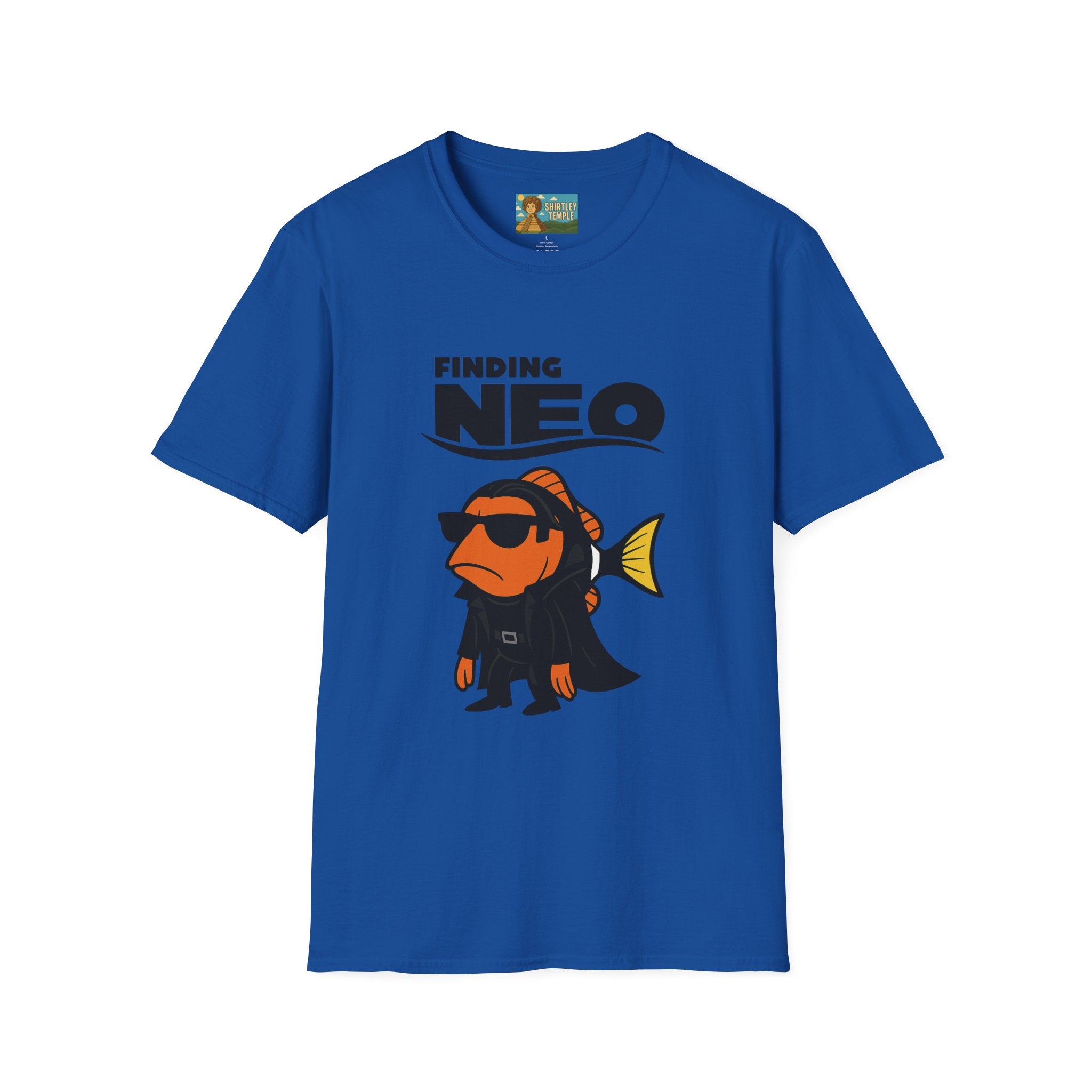 Finding Neo funny mashup shirt matrix and finding nemo